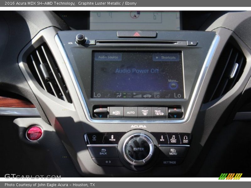 Graphite Luster Metallic / Ebony 2016 Acura MDX SH-AWD Technology