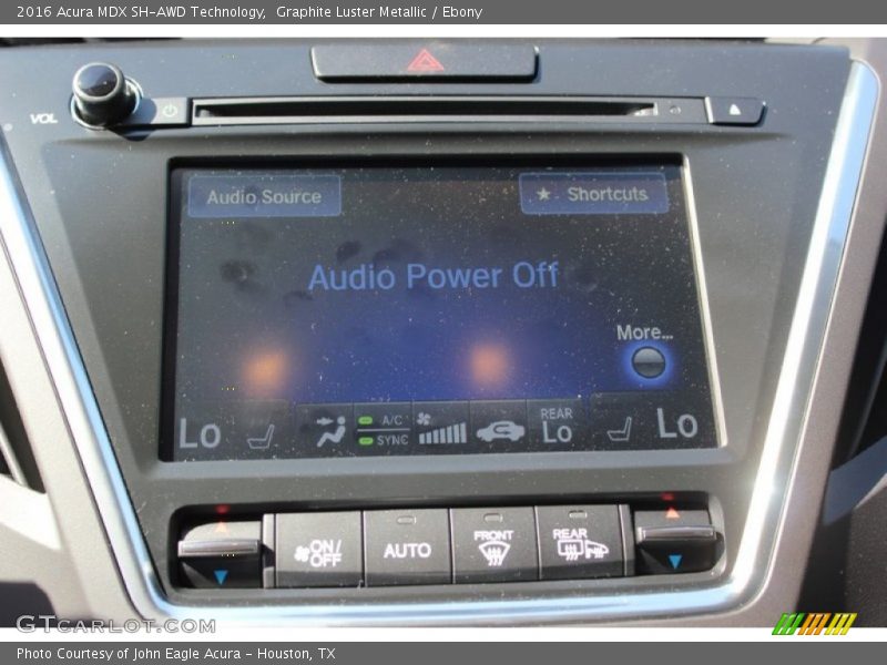 Graphite Luster Metallic / Ebony 2016 Acura MDX SH-AWD Technology