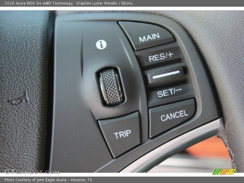 Graphite Luster Metallic / Ebony 2016 Acura MDX SH-AWD Technology