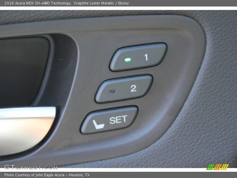 Graphite Luster Metallic / Ebony 2016 Acura MDX SH-AWD Technology