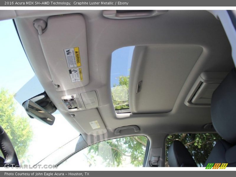 Graphite Luster Metallic / Ebony 2016 Acura MDX SH-AWD Technology