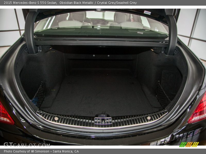 Obsidian Black Metallic / Crystal Grey/Seashell Grey 2015 Mercedes-Benz S 550 Sedan