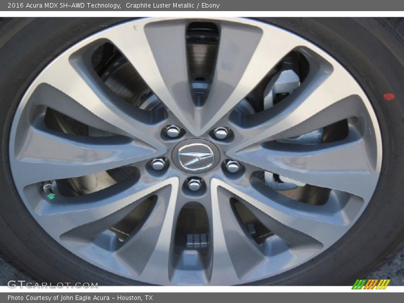 Graphite Luster Metallic / Ebony 2016 Acura MDX SH-AWD Technology