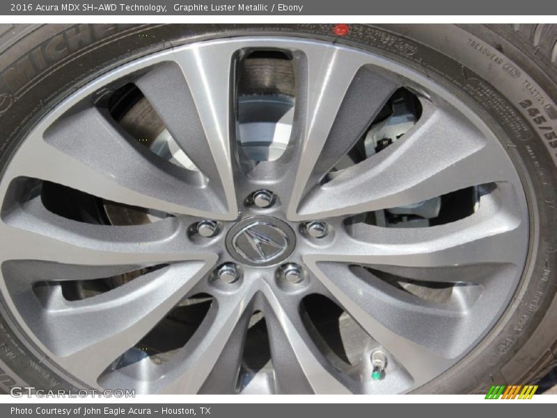 Graphite Luster Metallic / Ebony 2016 Acura MDX SH-AWD Technology