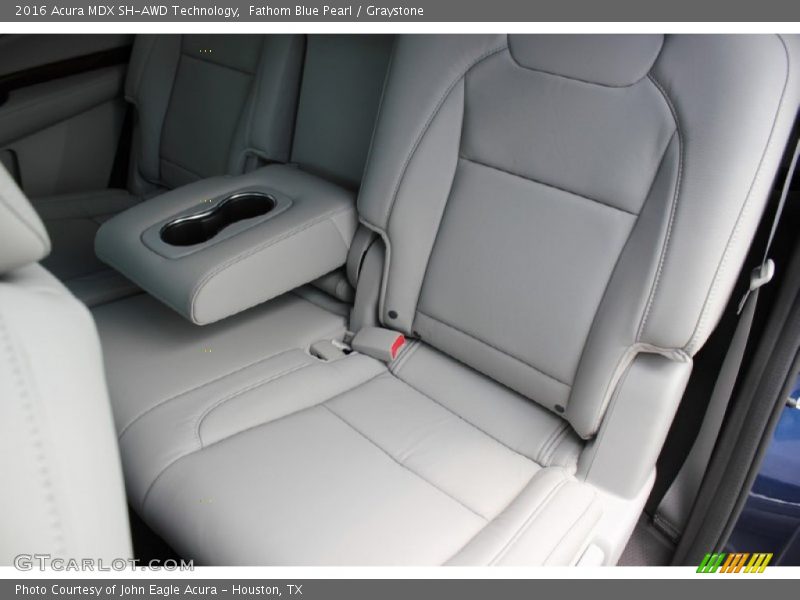 Rear Seat of 2016 MDX SH-AWD Technology