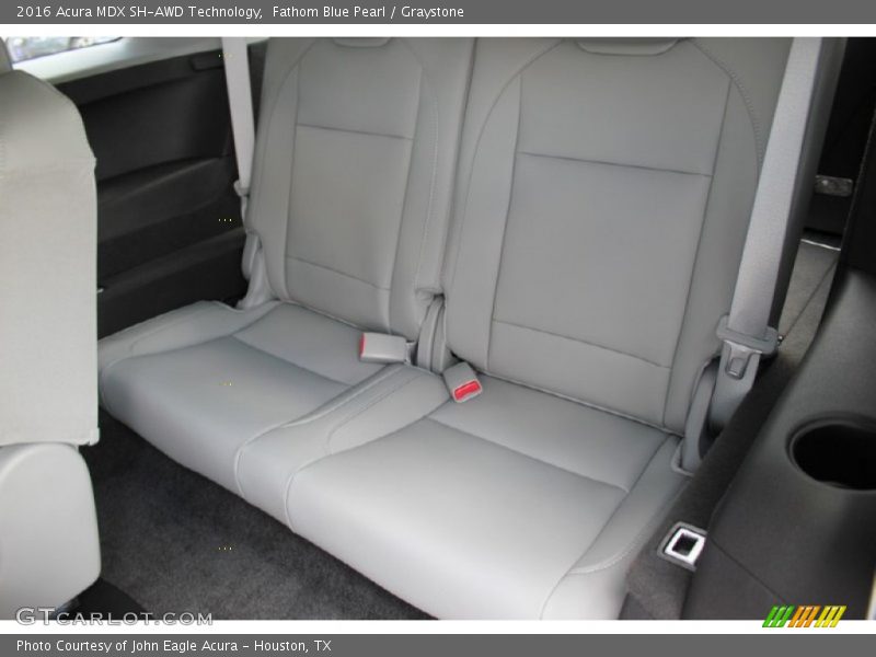Rear Seat of 2016 MDX SH-AWD Technology