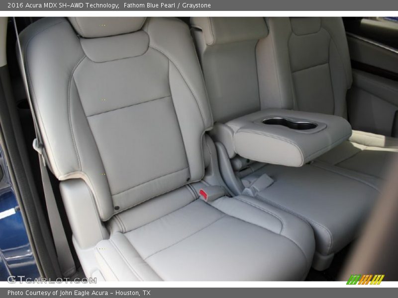 Rear Seat of 2016 MDX SH-AWD Technology