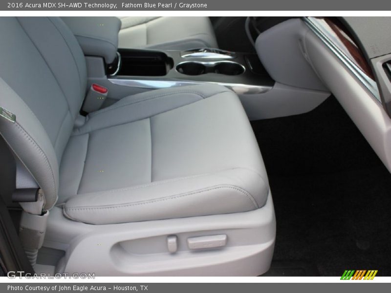Fathom Blue Pearl / Graystone 2016 Acura MDX SH-AWD Technology