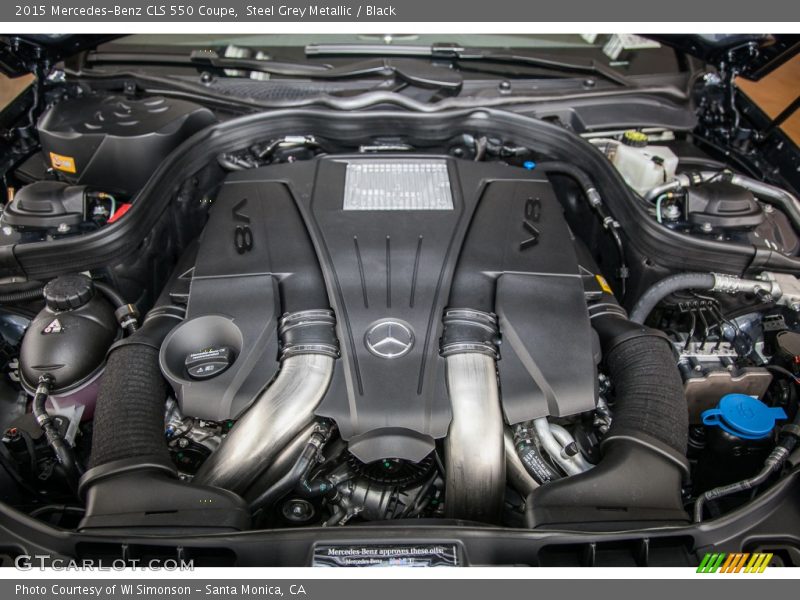  2015 CLS 550 Coupe Engine - 4.7 Liter DI Twin-Turbocharged DOHC 32-Valve VVT V8