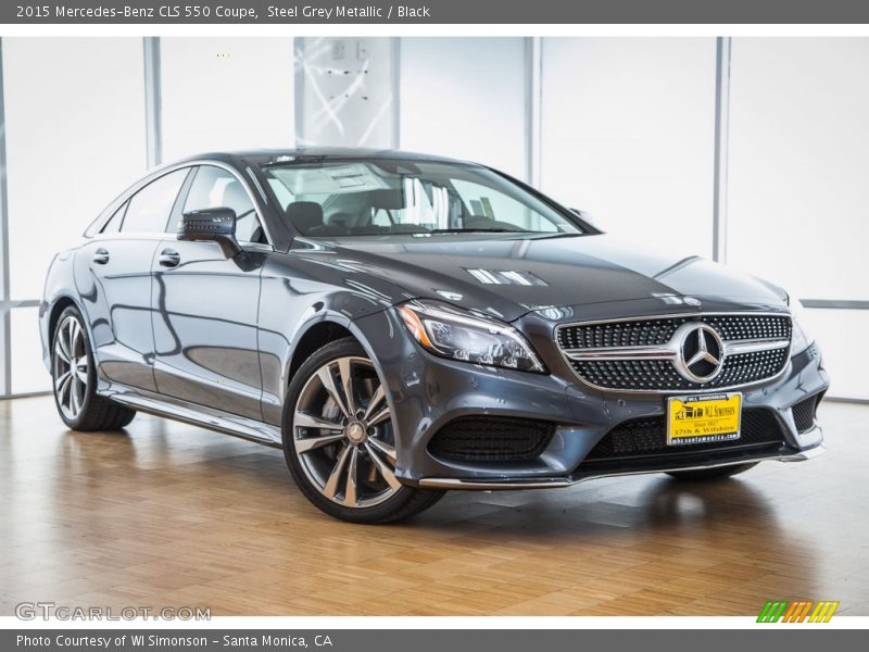 Steel Grey Metallic / Black 2015 Mercedes-Benz CLS 550 Coupe