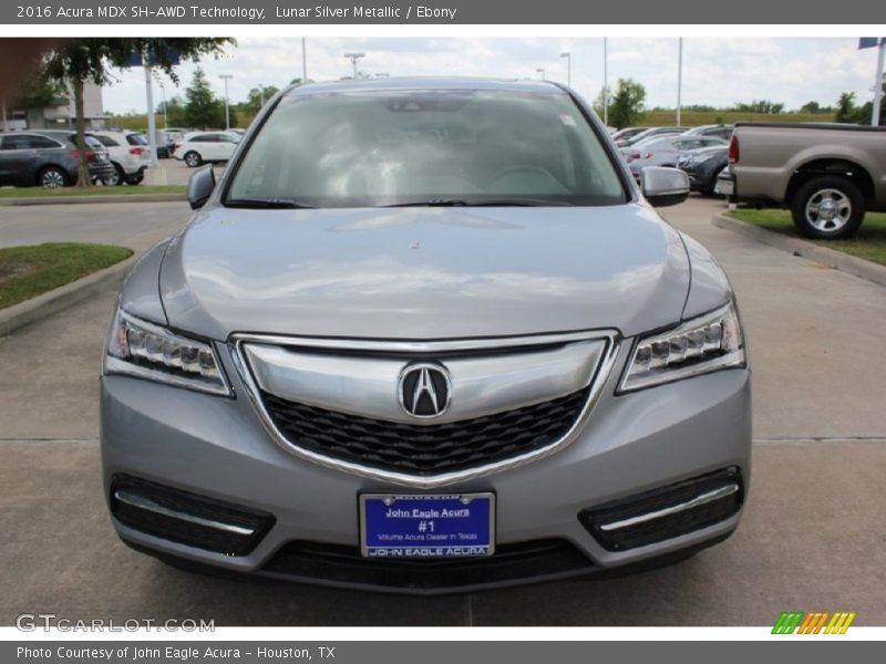 Lunar Silver Metallic / Ebony 2016 Acura MDX SH-AWD Technology