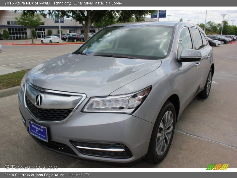 Lunar Silver Metallic / Ebony 2016 Acura MDX SH-AWD Technology