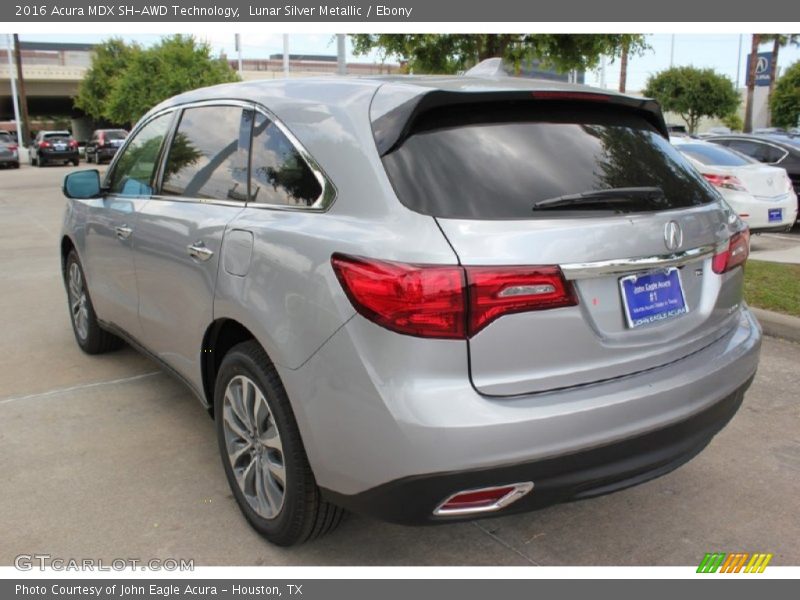 Lunar Silver Metallic / Ebony 2016 Acura MDX SH-AWD Technology