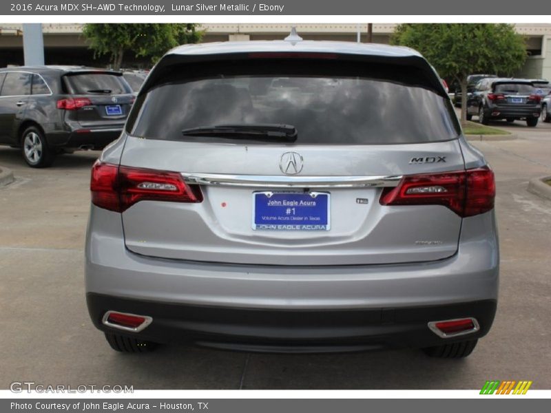 Lunar Silver Metallic / Ebony 2016 Acura MDX SH-AWD Technology