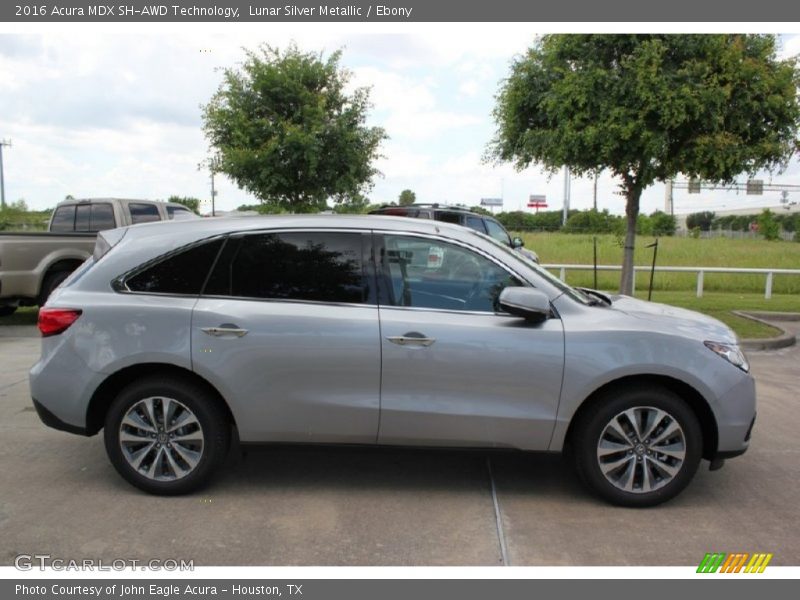 Lunar Silver Metallic / Ebony 2016 Acura MDX SH-AWD Technology