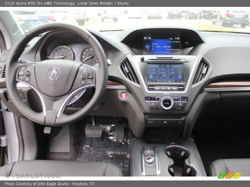 Lunar Silver Metallic / Ebony 2016 Acura MDX SH-AWD Technology