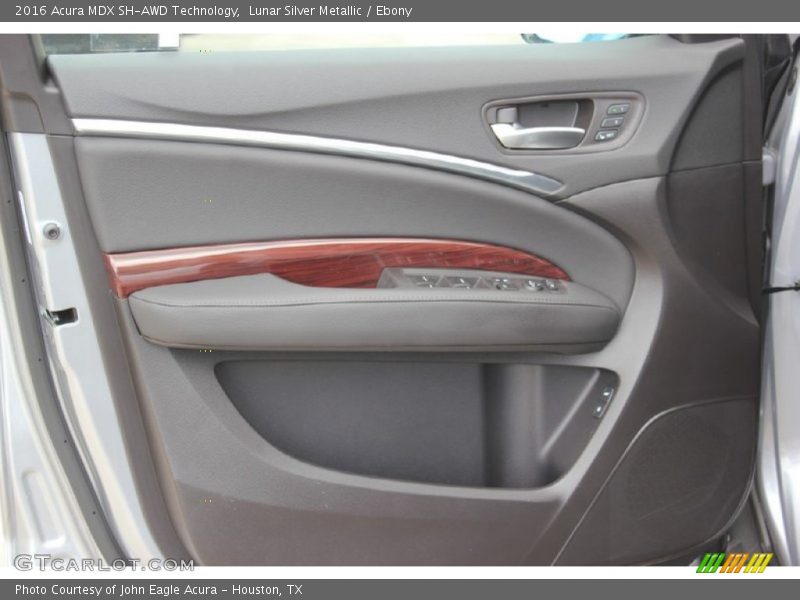 Lunar Silver Metallic / Ebony 2016 Acura MDX SH-AWD Technology