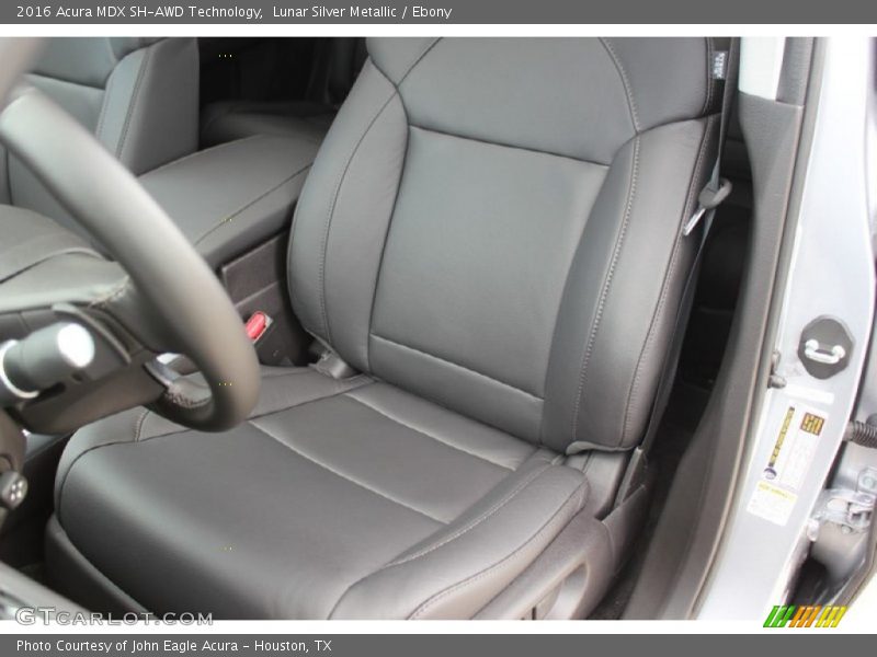 Lunar Silver Metallic / Ebony 2016 Acura MDX SH-AWD Technology
