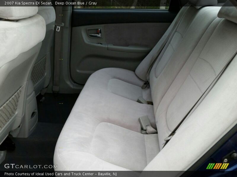 Deep Ocean Blue / Gray 2007 Kia Spectra EX Sedan