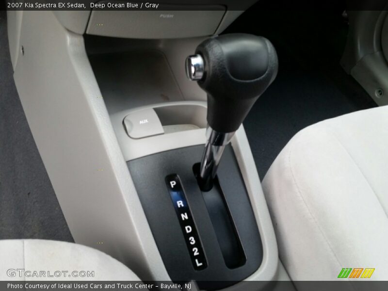 Deep Ocean Blue / Gray 2007 Kia Spectra EX Sedan
