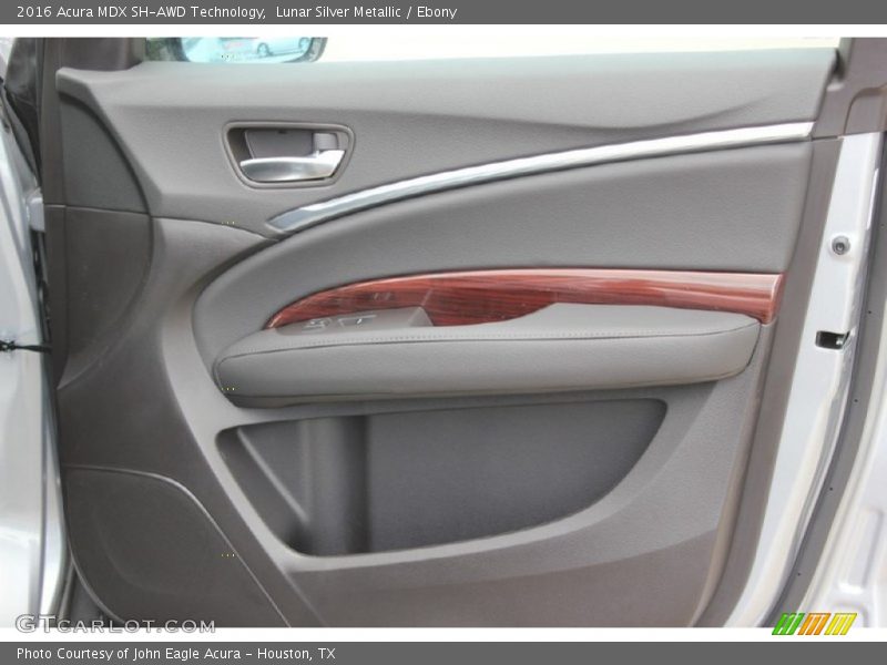 Lunar Silver Metallic / Ebony 2016 Acura MDX SH-AWD Technology