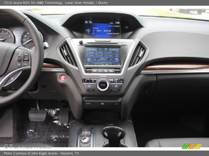 Lunar Silver Metallic / Ebony 2016 Acura MDX SH-AWD Technology