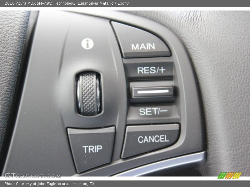 Lunar Silver Metallic / Ebony 2016 Acura MDX SH-AWD Technology