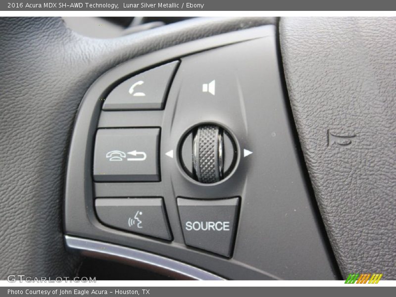 Lunar Silver Metallic / Ebony 2016 Acura MDX SH-AWD Technology