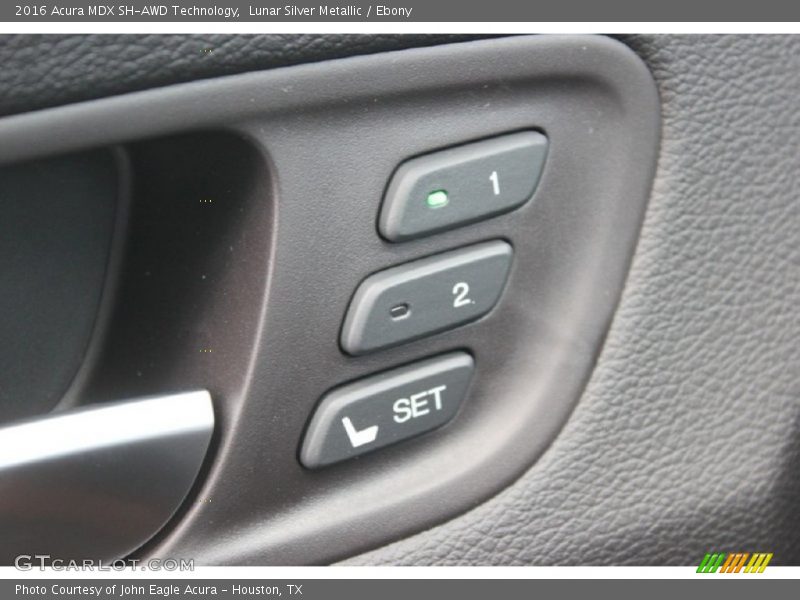 Lunar Silver Metallic / Ebony 2016 Acura MDX SH-AWD Technology