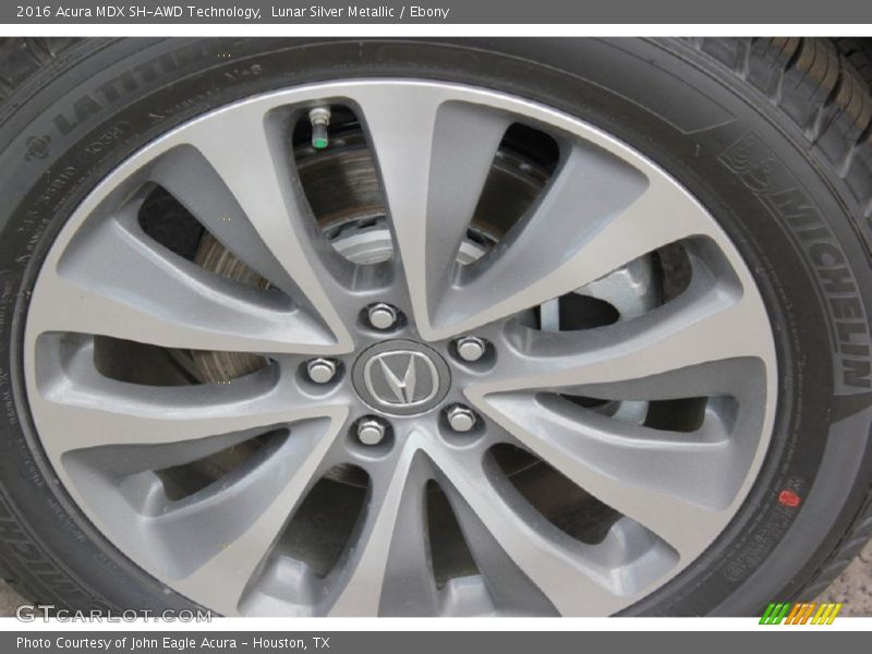 Lunar Silver Metallic / Ebony 2016 Acura MDX SH-AWD Technology