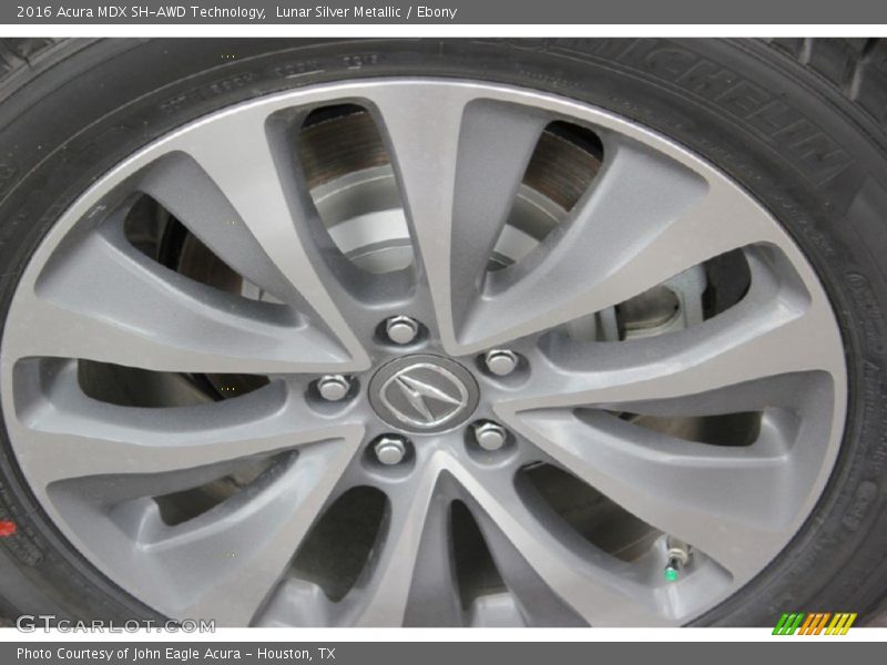 Lunar Silver Metallic / Ebony 2016 Acura MDX SH-AWD Technology