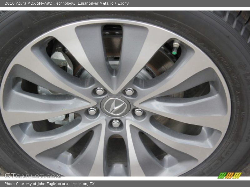 Lunar Silver Metallic / Ebony 2016 Acura MDX SH-AWD Technology