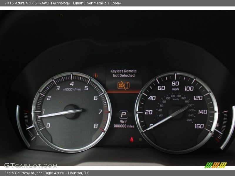 Lunar Silver Metallic / Ebony 2016 Acura MDX SH-AWD Technology