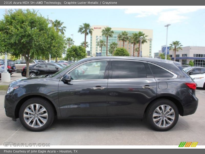 Graphite Luster Metallic / Graystone 2016 Acura MDX SH-AWD Technology