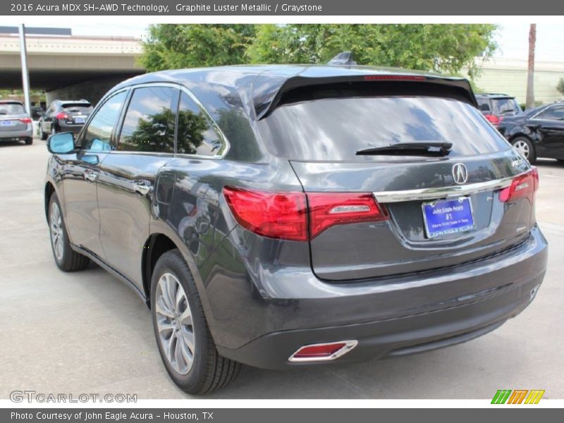 Graphite Luster Metallic / Graystone 2016 Acura MDX SH-AWD Technology