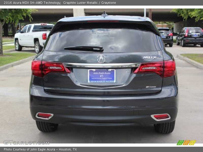 Graphite Luster Metallic / Graystone 2016 Acura MDX SH-AWD Technology