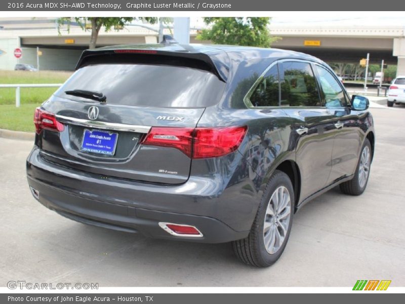 Graphite Luster Metallic / Graystone 2016 Acura MDX SH-AWD Technology