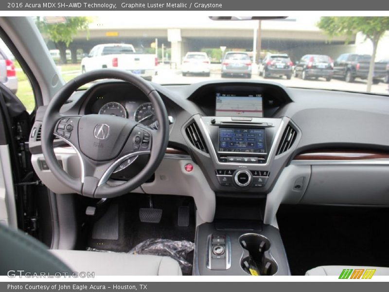 Graphite Luster Metallic / Graystone 2016 Acura MDX SH-AWD Technology