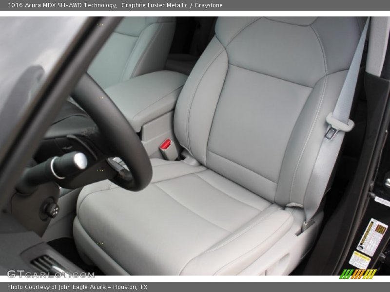 Graphite Luster Metallic / Graystone 2016 Acura MDX SH-AWD Technology
