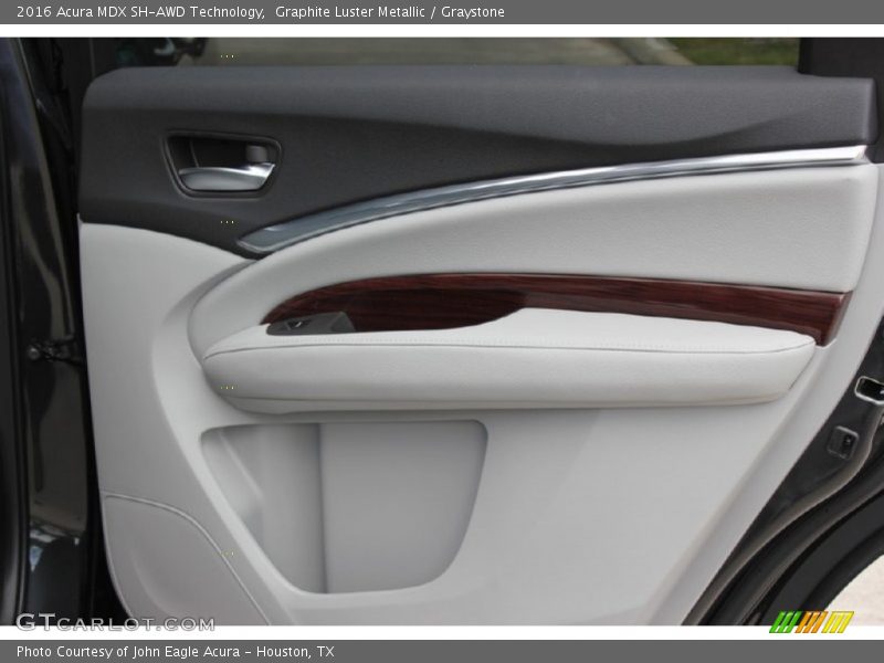 Graphite Luster Metallic / Graystone 2016 Acura MDX SH-AWD Technology