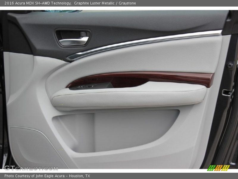 Graphite Luster Metallic / Graystone 2016 Acura MDX SH-AWD Technology