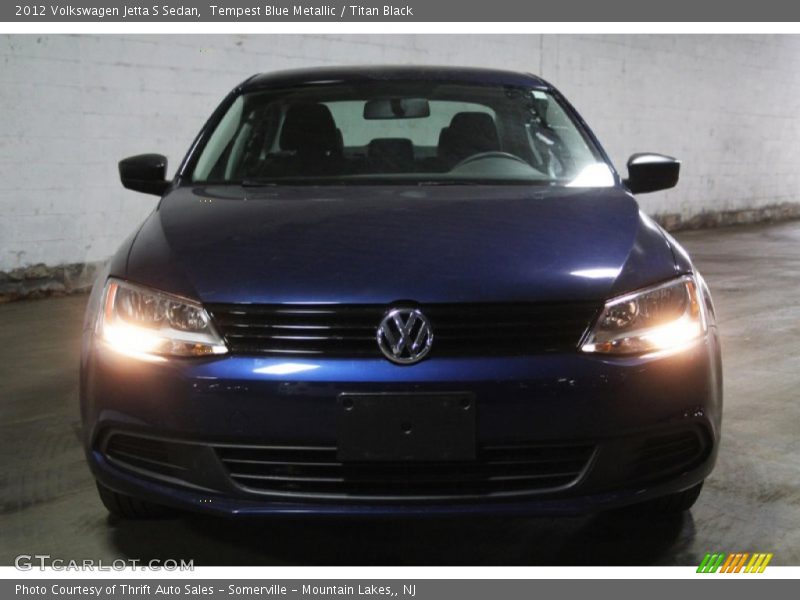 Tempest Blue Metallic / Titan Black 2012 Volkswagen Jetta S Sedan