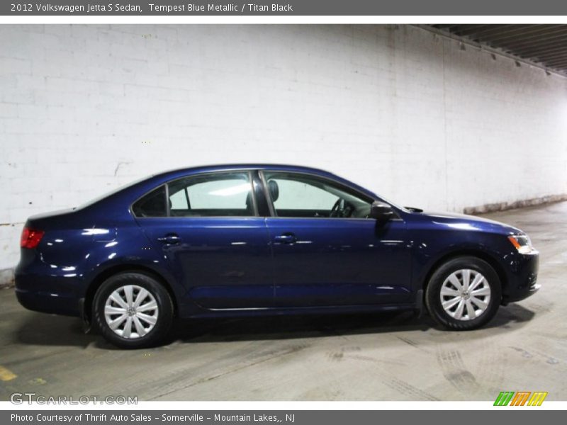 Tempest Blue Metallic / Titan Black 2012 Volkswagen Jetta S Sedan