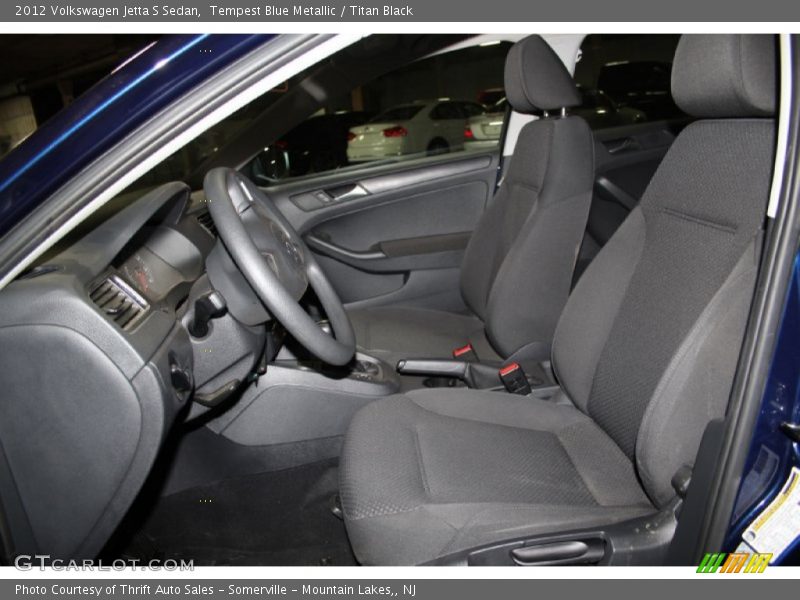 Tempest Blue Metallic / Titan Black 2012 Volkswagen Jetta S Sedan