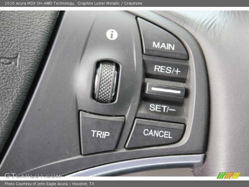 Graphite Luster Metallic / Graystone 2016 Acura MDX SH-AWD Technology