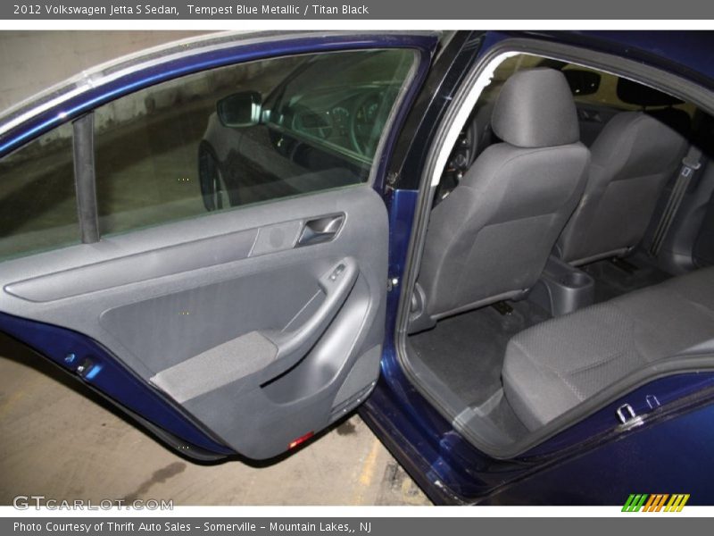 Tempest Blue Metallic / Titan Black 2012 Volkswagen Jetta S Sedan