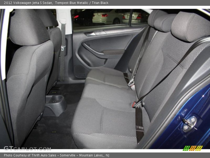 Tempest Blue Metallic / Titan Black 2012 Volkswagen Jetta S Sedan