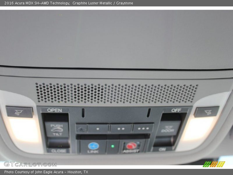 Graphite Luster Metallic / Graystone 2016 Acura MDX SH-AWD Technology