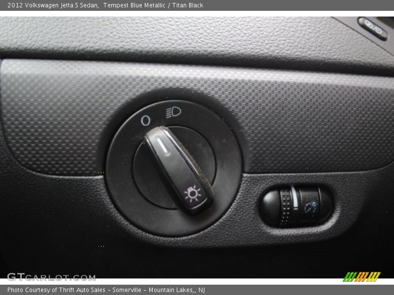 Tempest Blue Metallic / Titan Black 2012 Volkswagen Jetta S Sedan