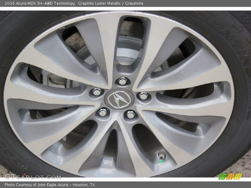 Graphite Luster Metallic / Graystone 2016 Acura MDX SH-AWD Technology